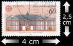 Briefmarke: 10 qcm