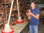 Hühnerbefreiung aus Eierproduktionsanlage 9.08.08