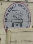Schild 'Artegerechte Tiertransporte' 25.11.03